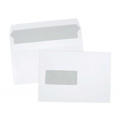 Enveloppes C6/C5 mécanisables 114x229 mm avec fenêtre