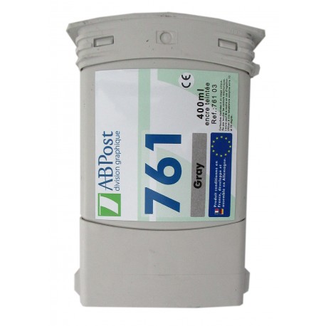 Cartouche encre cm995a Gris type 761 pour traceur HP Designjet